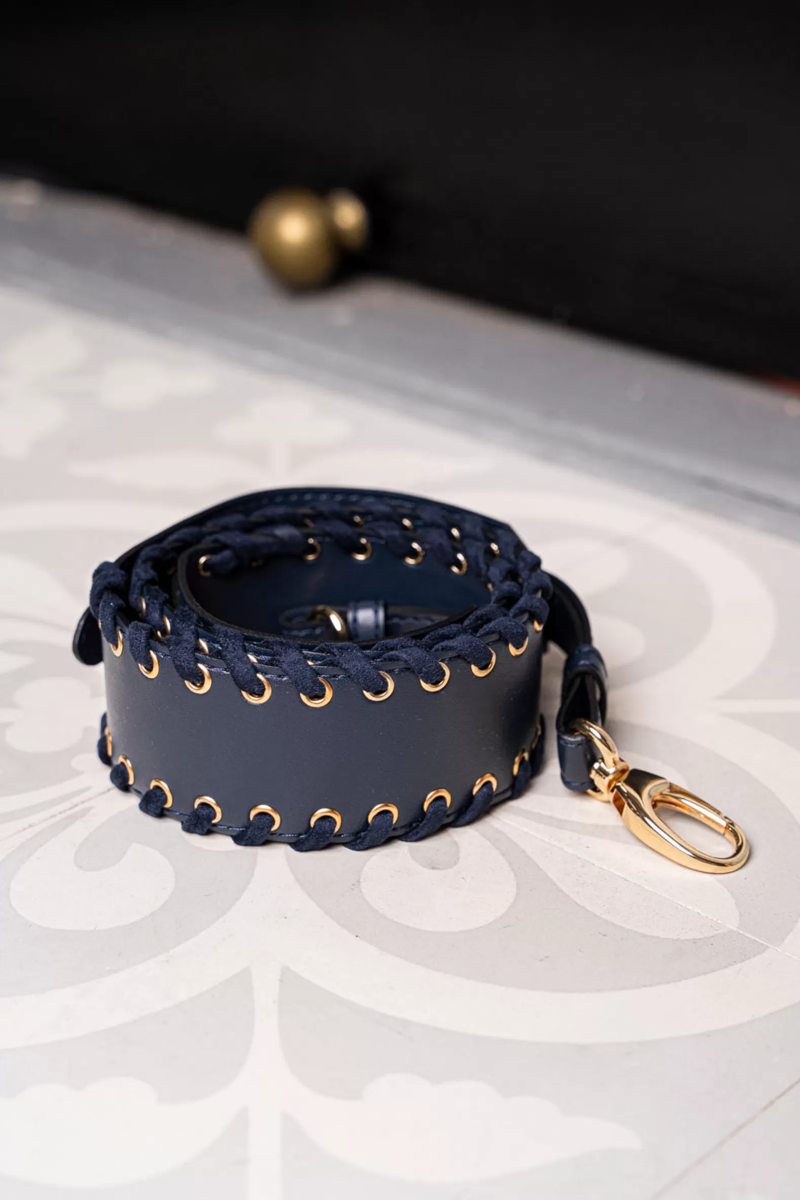 Minuit sur Terre Anse Laçage Bleu Minuit< Straps For Bags
