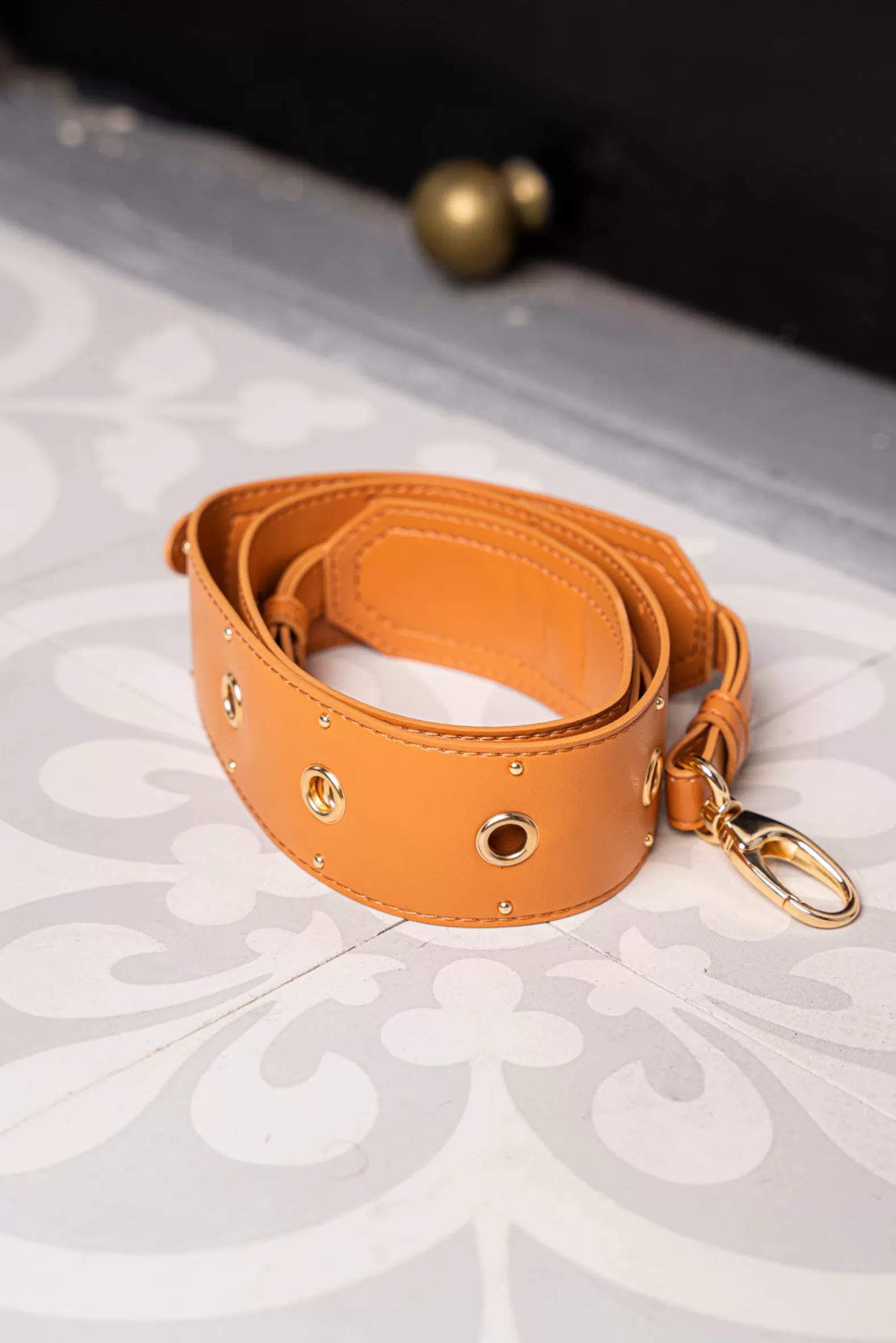 Minuit sur Terre Anse Oeillets Camel< Straps For Bags