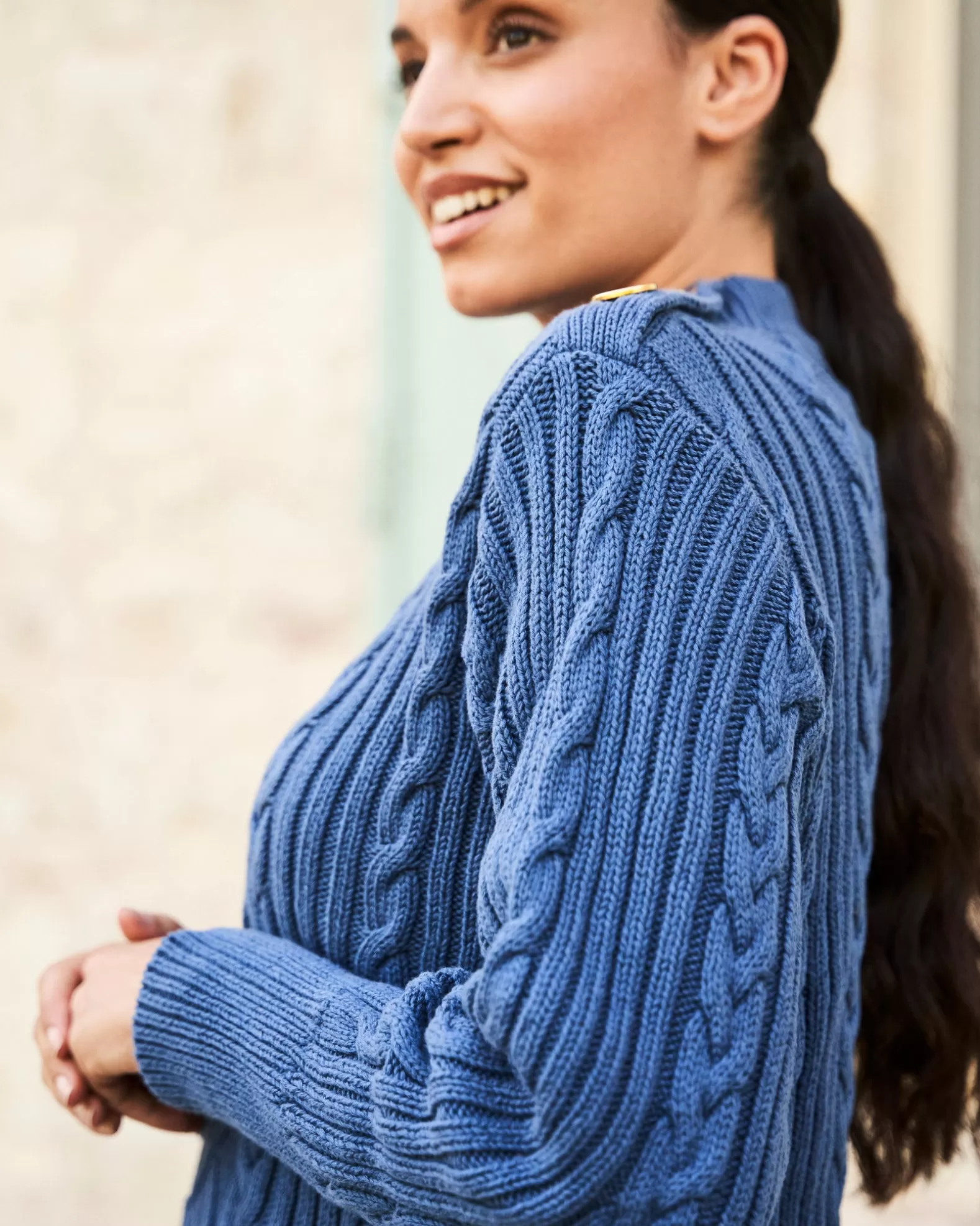 Minuit sur Terre Boréal Bleu Glacier< Sweaters & Vests