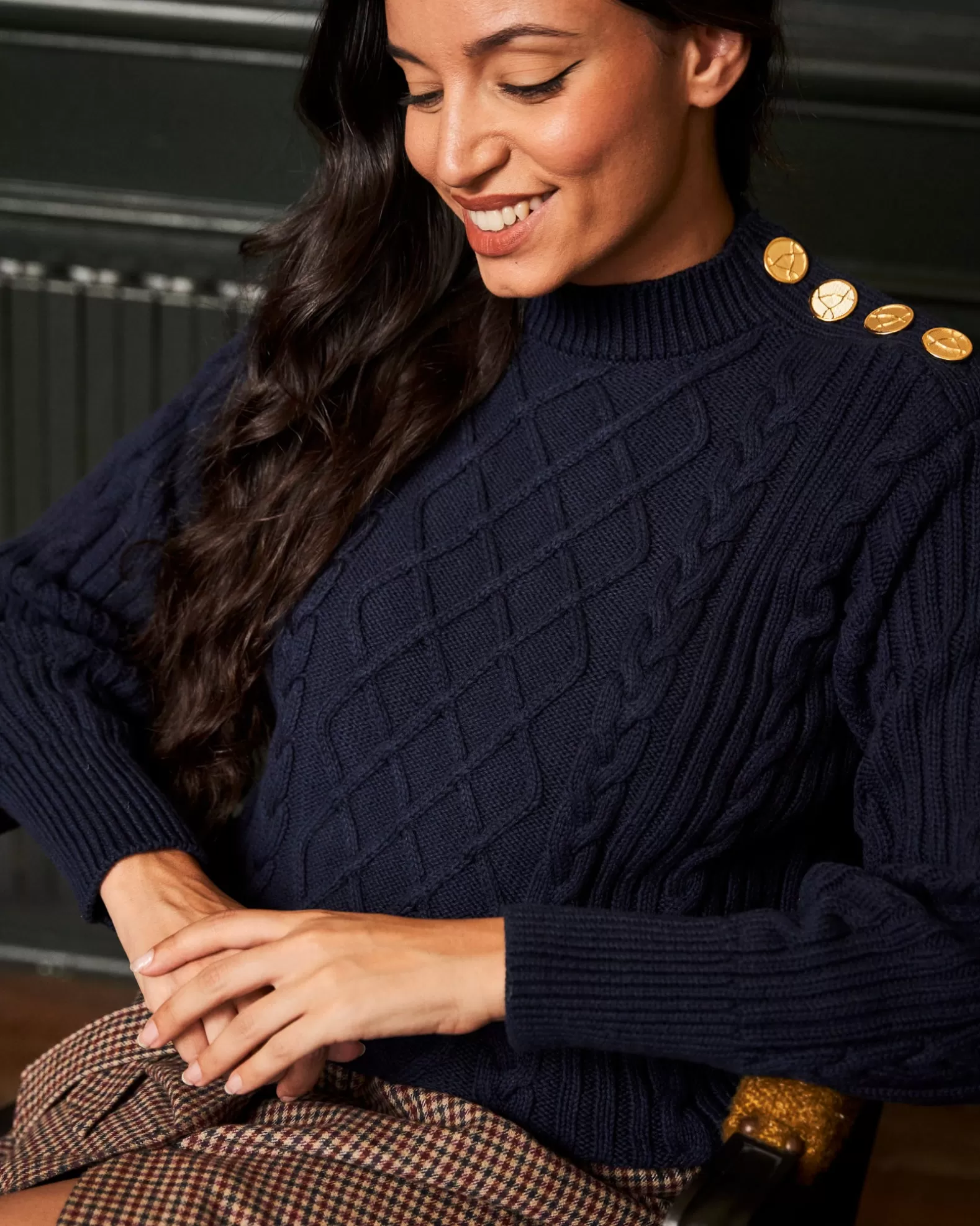 Minuit sur Terre Boréal Bleu Minuit< Sweaters & Vests