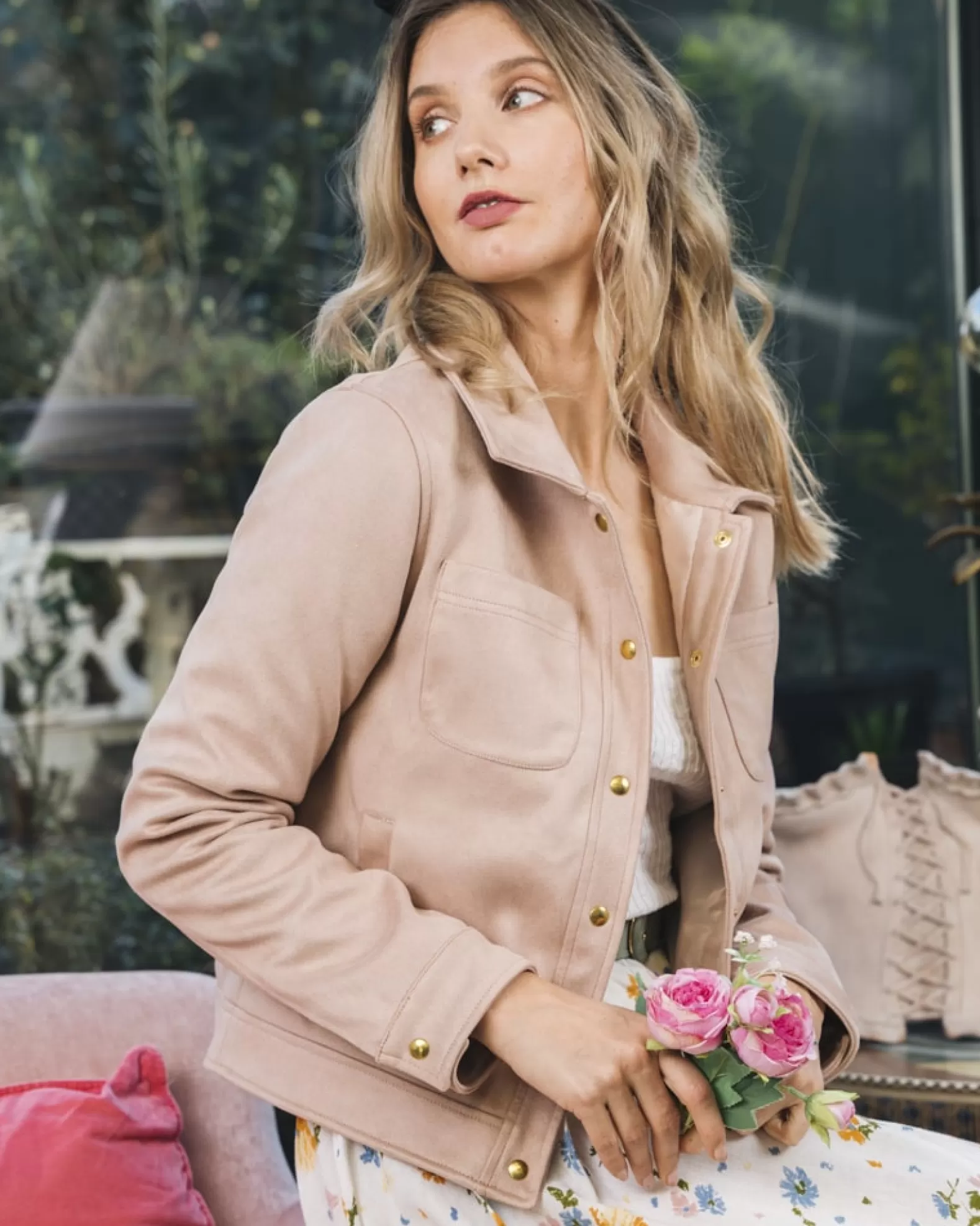 Minuit sur Terre Camille Blush< Jackets & Coats