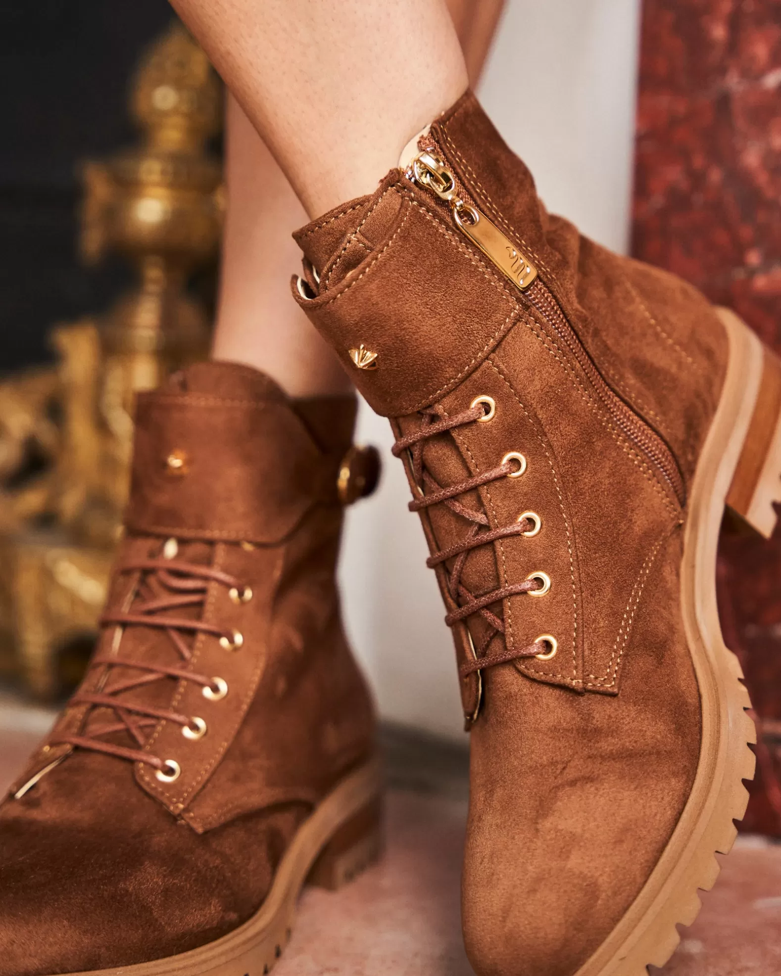 Minuit sur Terre Jupiter Noisette< Low Boots