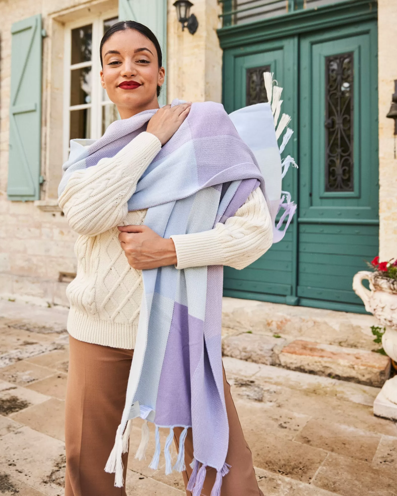 Minuit sur Terre Méridien Pastels< Scarves & Hats