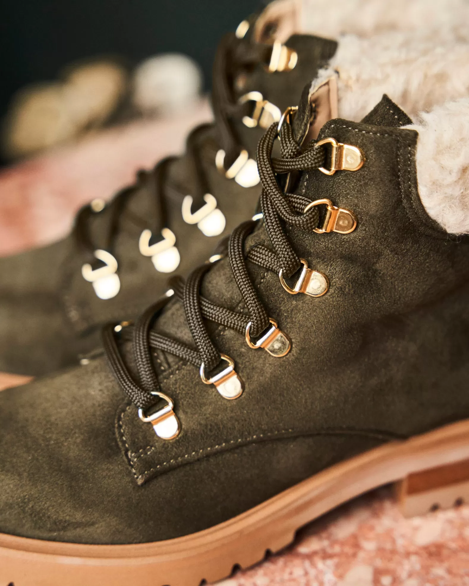 Minuit sur Terre Pollux Kaki< Low Boots