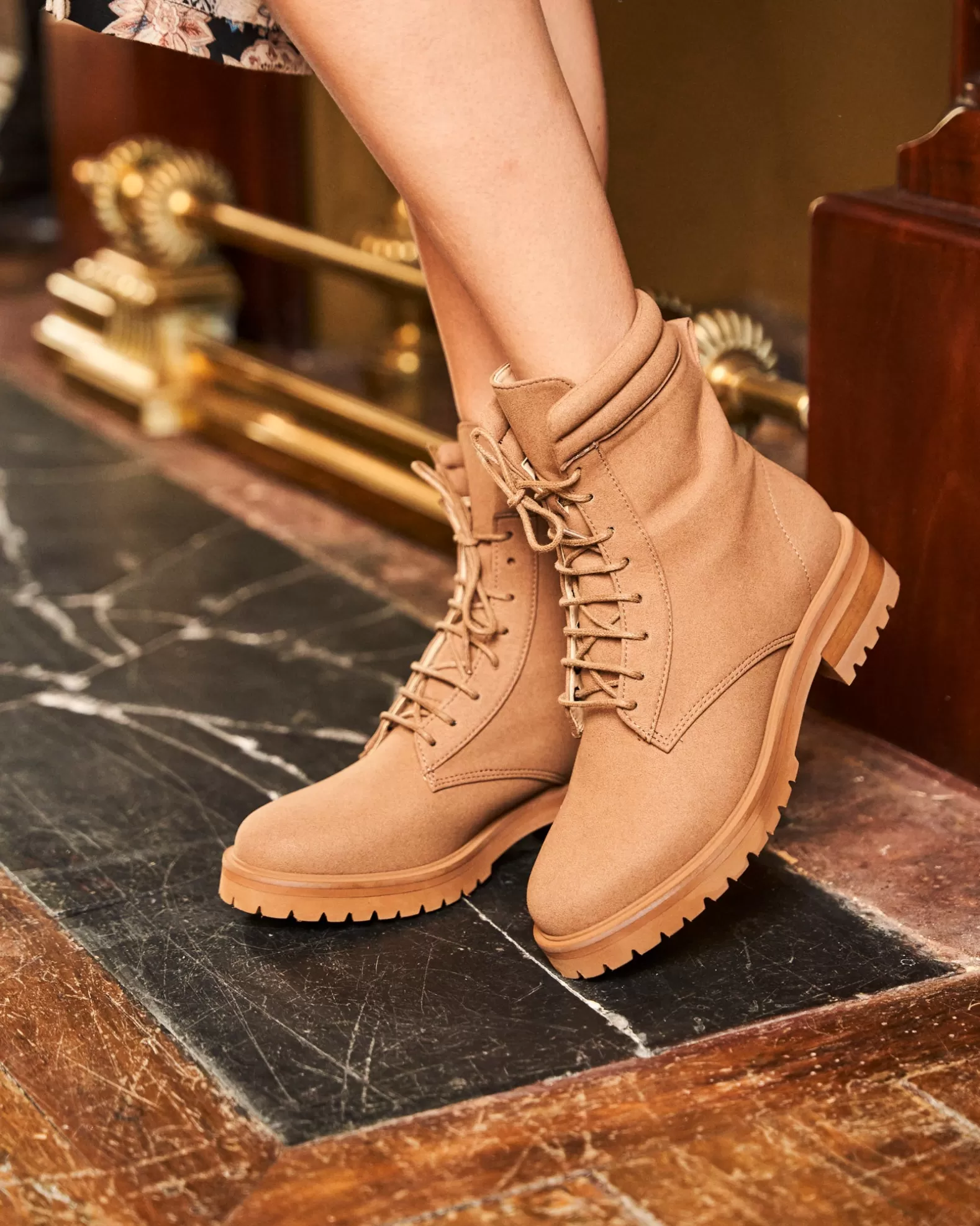 Minuit sur Terre Soupçon Moka< Low Boots